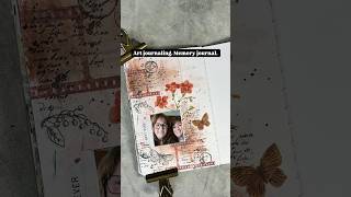 Art journaling into memory journal for some creative scrapbooking!
