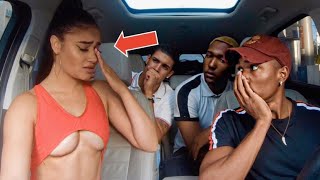 Uber Driver Makes Girl CRY Over Rap!