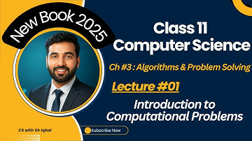 Introduction to Computational Problems | 11 Class Computer Science