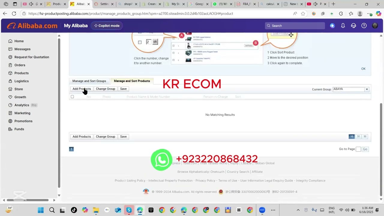 How to Create Product Groups & Subgroups on Alibaba Seller Account  Organize Products Professionally