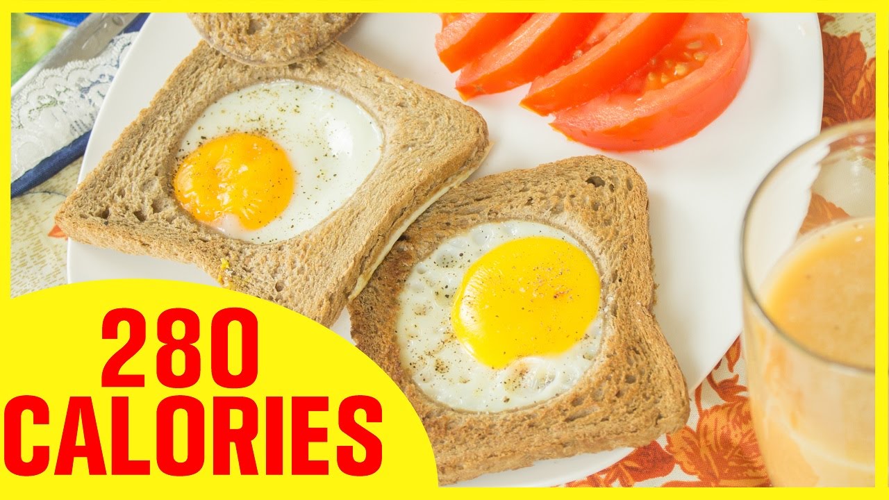Egg In A Hole, Healthy Breakfast Recipes - YouTube