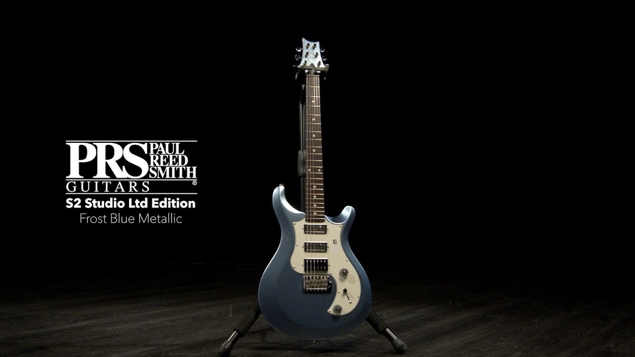 【限定品】PRS S2 Studio Frost Blue llic PRS S2 Studio Ltd Edition, Frost Blue Metallic | Gear4music demo