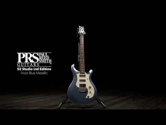 PRS S2 Studio Ltd Edition, Frost Blue Metallic | Gear4music demo