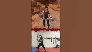 Do REAL Sword Techniques Work in VR? Find Out Now! #shorts #vr