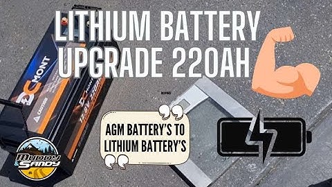 Lithium Battery upgrade in Caravan
