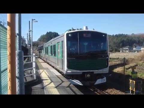 ＡＣＣＵＭ　ＪＲ烏山線蓄電池電車ＥＶ-Ｅ301系　起動加速