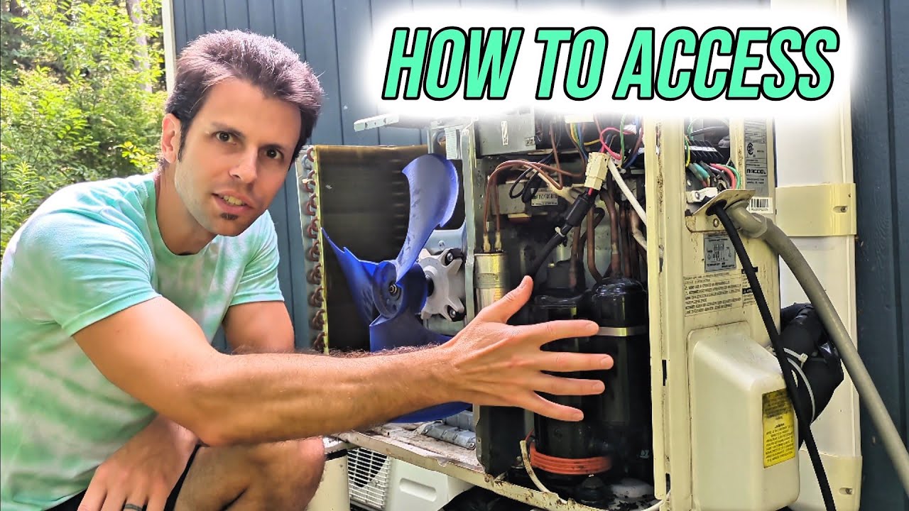 Mini Split Condenser Open How to Open A Mini-Split Condenser for Maintenance and Troubleshooting ...