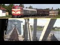 Train cabride cross the border from Finland to Sweden with Dr12 2216