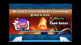 The Wizard Gets Wild! | Clash Royale Wizard Evolution Draft Challenge (Tips & Gameplay)