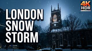explore london ontario canada london 4k hdr snow storm walking tour 2026