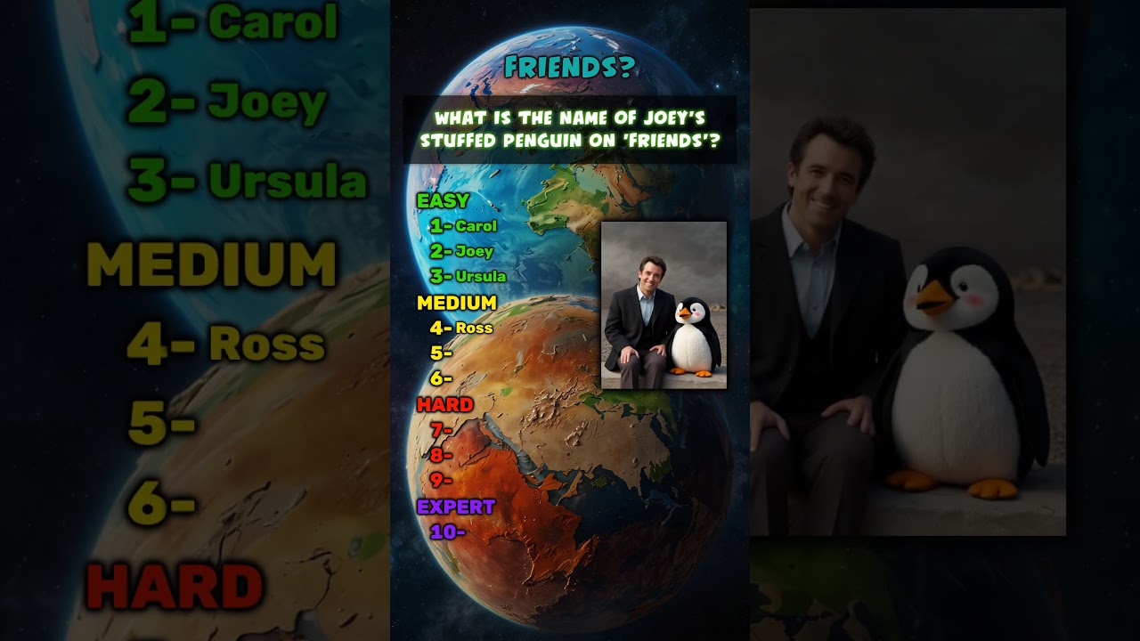 Friends Fans… This One’s Too Easy 😏 