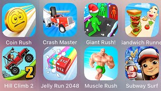 Sonic Dash,Coin Rush,Subway Surf,Crash Master,Muscle Rush,Jelly Run 2048,Weight Runner 3D,Giant Rush screenshot 4