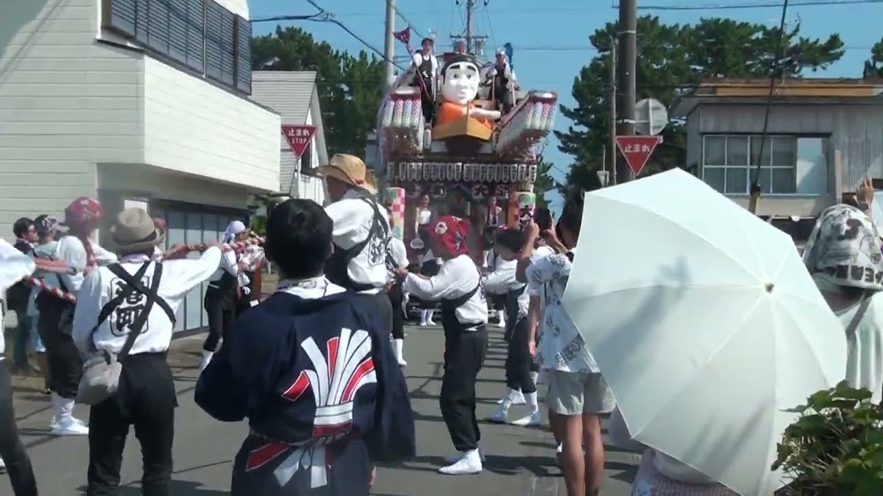 令和７年住吉神社祭典千秋楽大浜組　御仮屋出発