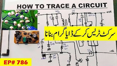 {786} tracing a circuit and drawing circuit diagram