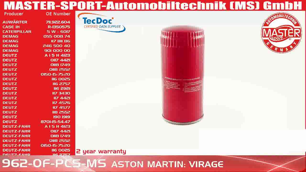 962-OF-PCS-MS | OIL FILTER | Master-Sport-Automobiltechnik (MS) GmbH