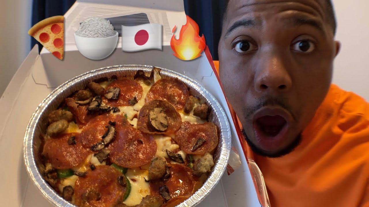 I Tried Domino's Japan Pizza Rice Bowl 🍕🍚 ピザ井 YouTube