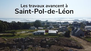 Les Travaux Avancent À Saint-Pol-De-Léon - Lotissement De 16 383 M²