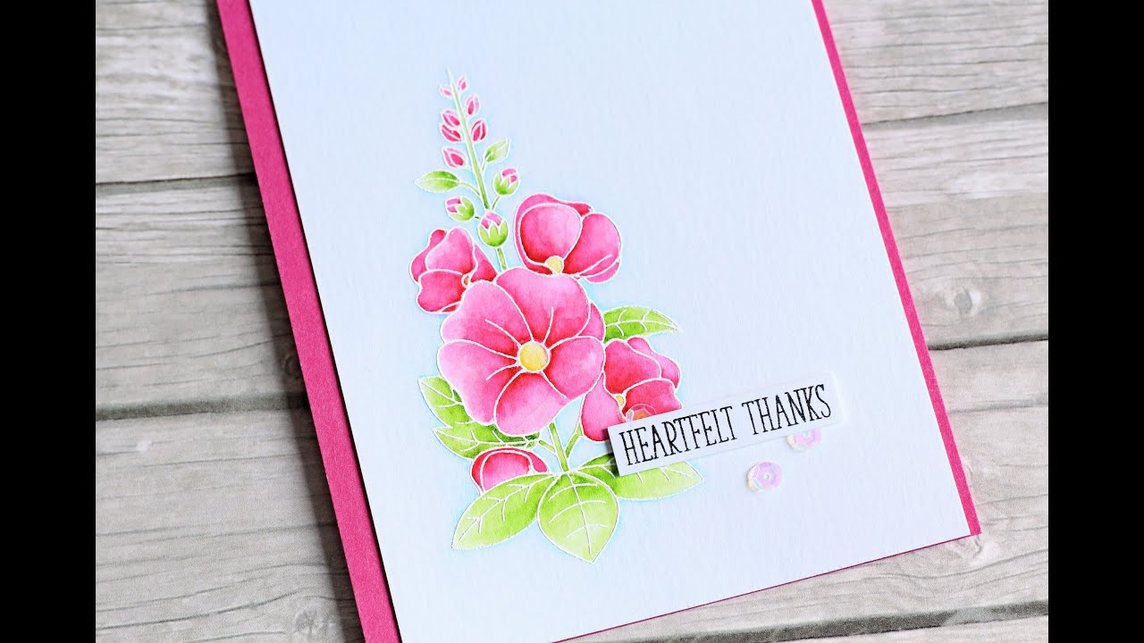 Watercolouring with Zig Markers | The Card Grotto