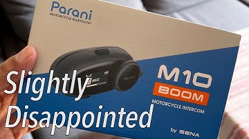 Parani M10 Intercom Review while Riding the Triumph Trident