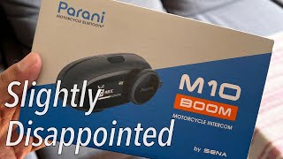 Parani M10 Intercom Review while Riding the Triumph Trident