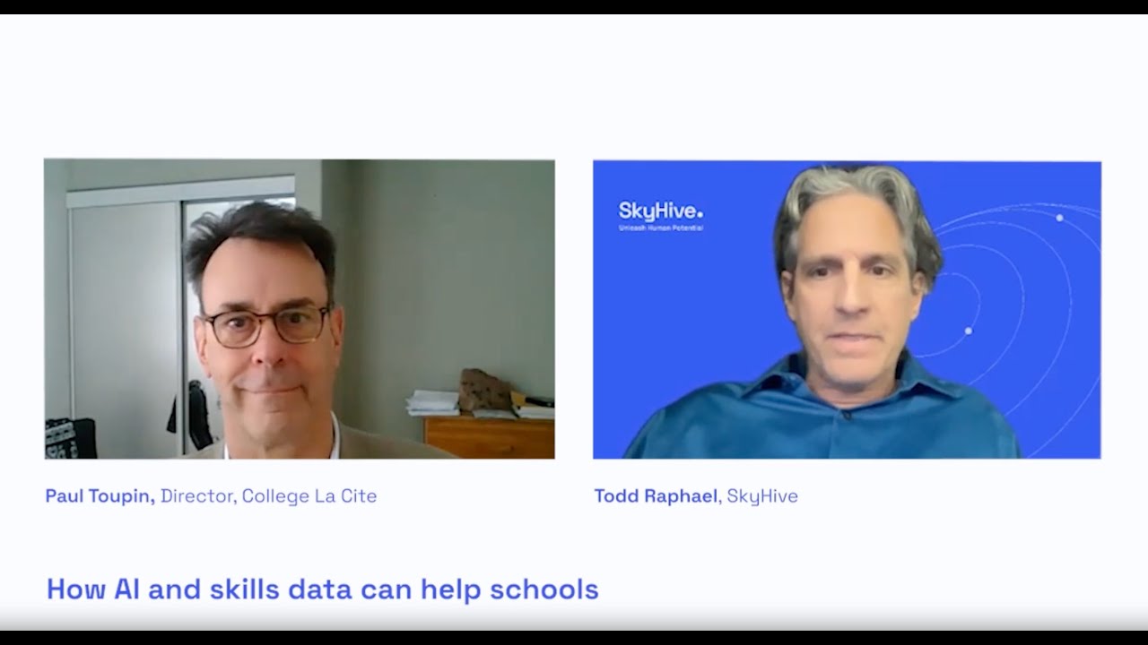 How AI and skills data can help schools - YouTube