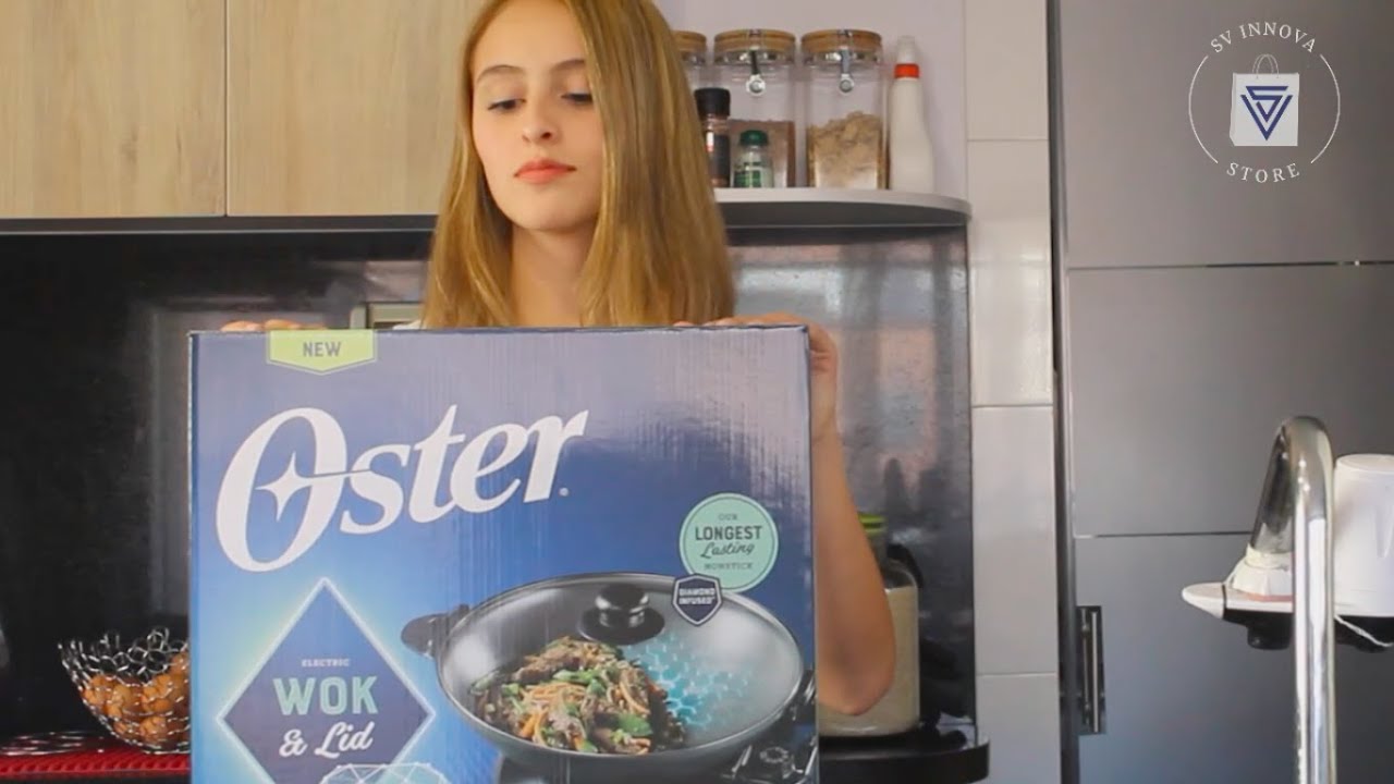Unboxing Oster DiamondForce Wok eléctrico YouTube