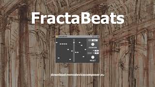 FractaBeats | Break Your Loops into Infinite Rhythms (Ableton Device)
FractaBeats
download: https://www.remodevicocomposer.eu/maxforlive/fractabeats/
programmed by Remo De Vico
#ableton #musicproducer #sound #loop #sounddesign #computermusic
#maxforlive #maxmsp #m4l #beats
Segment audio and reorder it on looped playback.
FractaBeats takes a specified amount of audio data, stores the data in an internal buffer, divides the buffered data into equal sections, and allows the sections to be reordered on playback.
Add it as an audio effect and discover new looping worlds.
check out my work on https://www.remodevicocomposer.eu/ FractaBeats | Break Your Loops into Infinite Rhythms (Ableton Device)