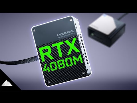Portable Gaming Power (with Caveats) | Morefine G1 Rtx 4080m Egpu