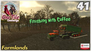Finishing with Coffee in the Competitive One Tile Challenge on Farmlands / Ep 41 / FS25