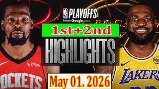 Houston Rockets vs Los Angeles Lakers 1st+2nd Qtr May 01.2026 Highlights | Play-offs NBA
