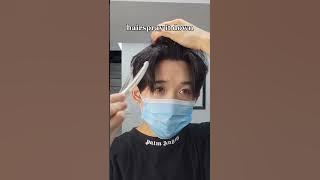 how korean men style hair