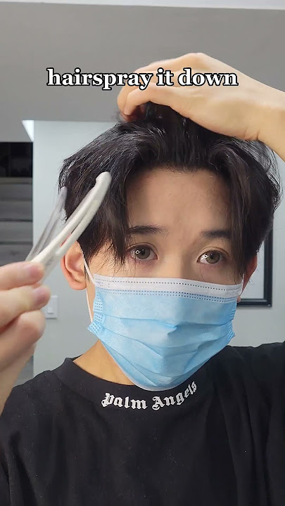 how korean men style hair