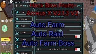 Roblox  Hướng Dẫn Hack Blox Fruits Arceus X V2.1.3 V2 ( Auto Farm