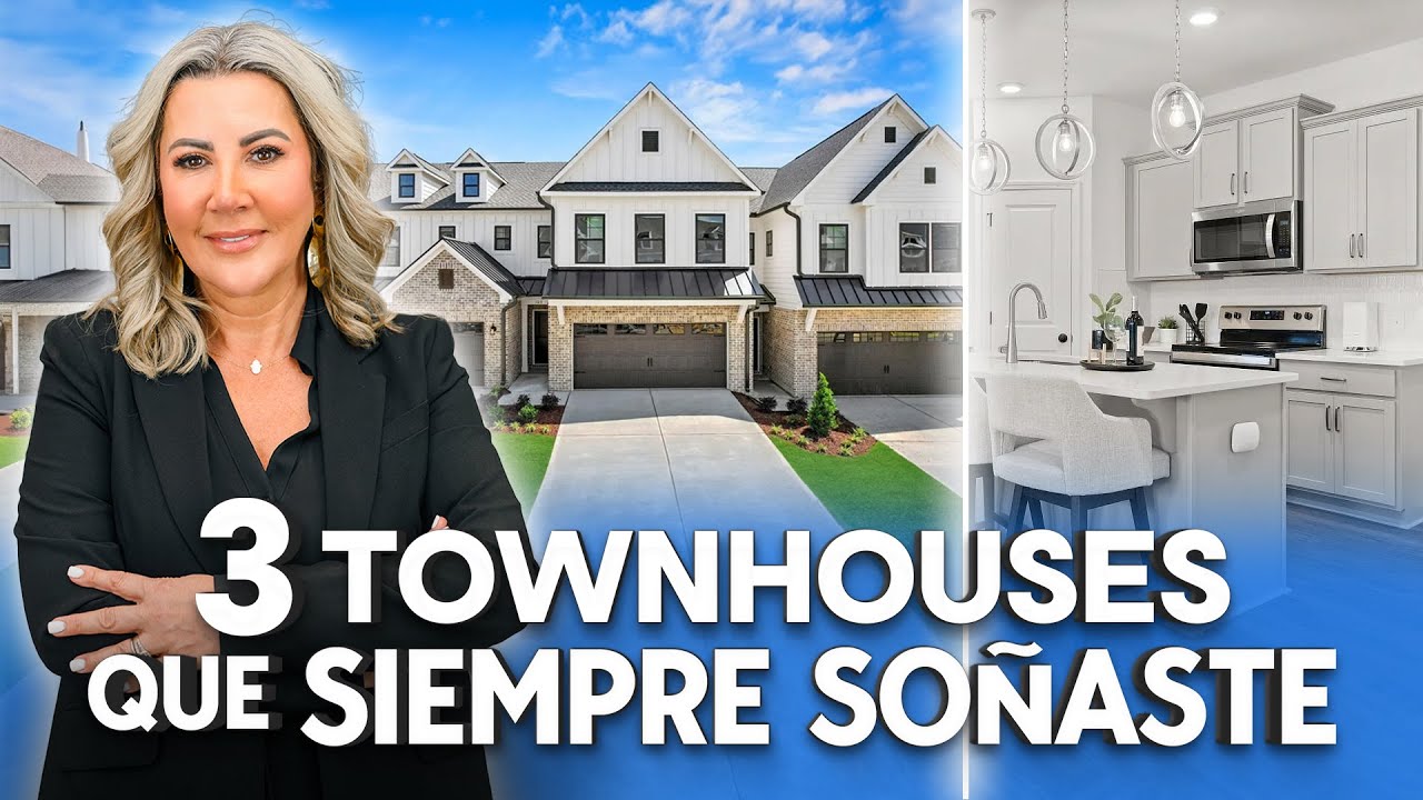 Compra hermosos TOWNHOUSES nuevos al MEJOR precio | Clayton NC