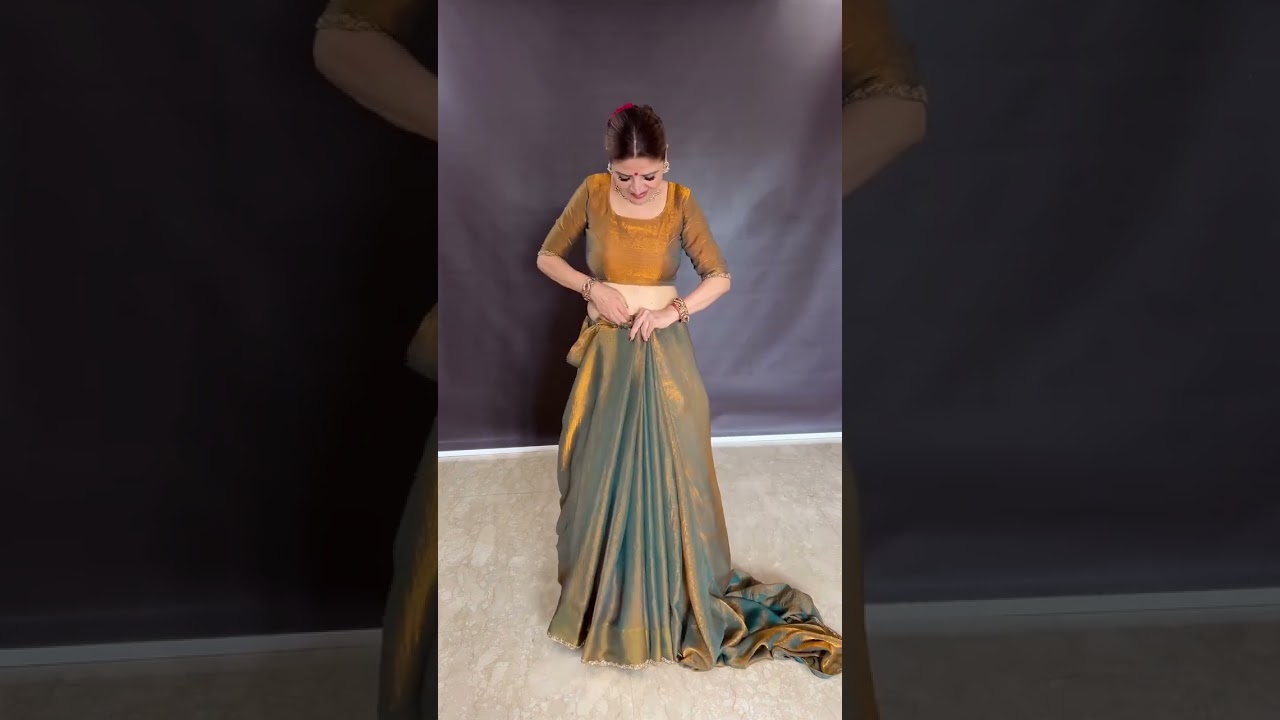 Zimmy Choo Fandy Silk Saree With Hand Work Lace Border & Comes With Unstitched Blouse Piece