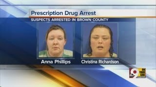 Suspects arrested on prescription drug charges in Brown County