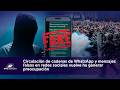 Ciruclación de cadenas de WhatsApp con información falsa genera preocupación | RTVC Noticias