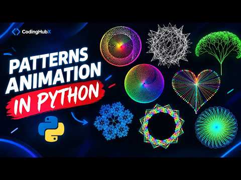 Patterns Animation in Python | Colorful Turtle Graphics | Shapes in python