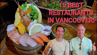 Where to Eat in Vancouver! Best Restaurants Food Tour Vancouver, BC, Canada!