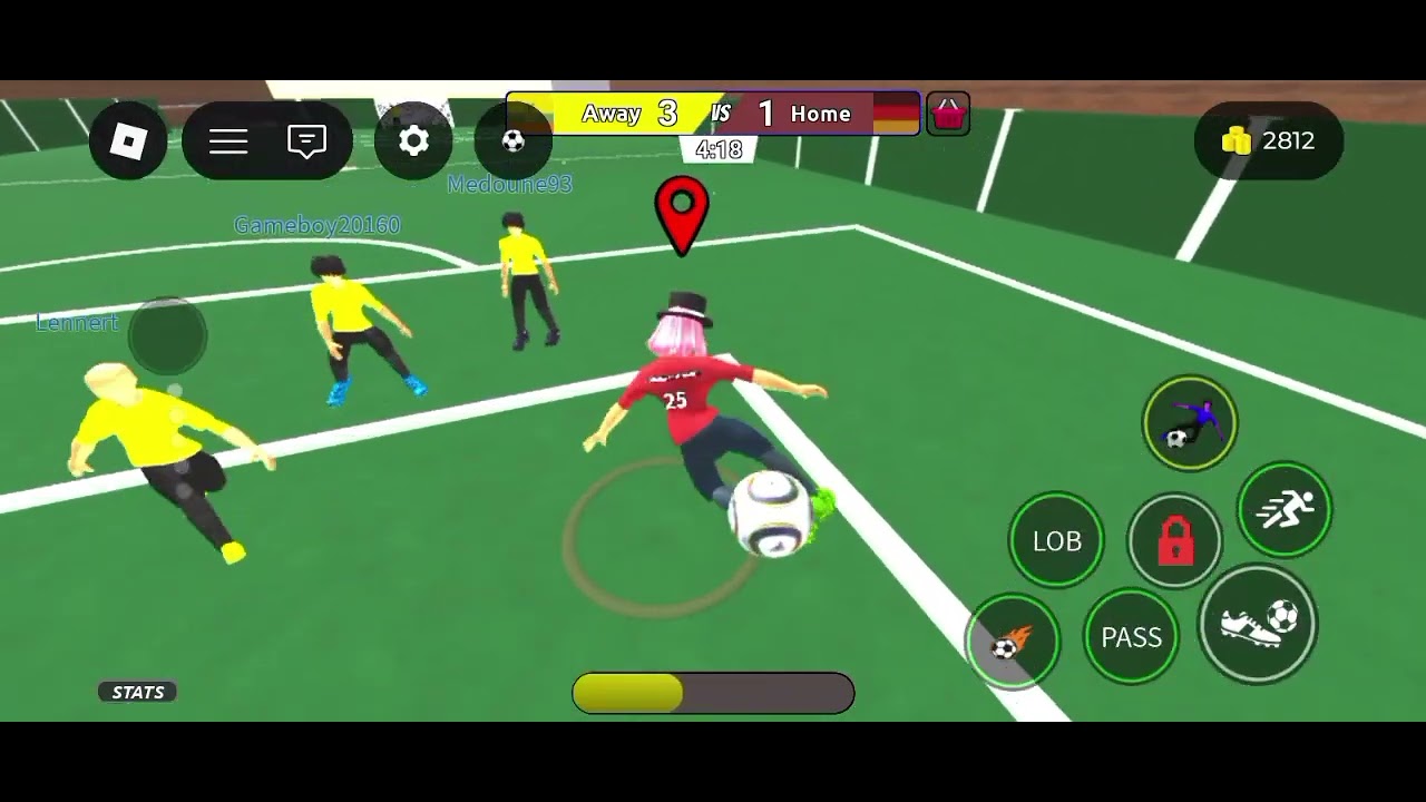 Roblox football goalkeeper and goalscorer