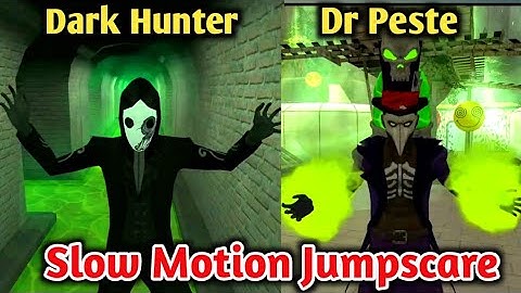 New Dark Hunter Vs Dr Peste Slow Motion Jumpscare in Smiling X Corp 2 New Update Version 1.6.1