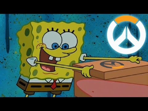 Overwatch - Spongebob and Patrick Open Lootboxes