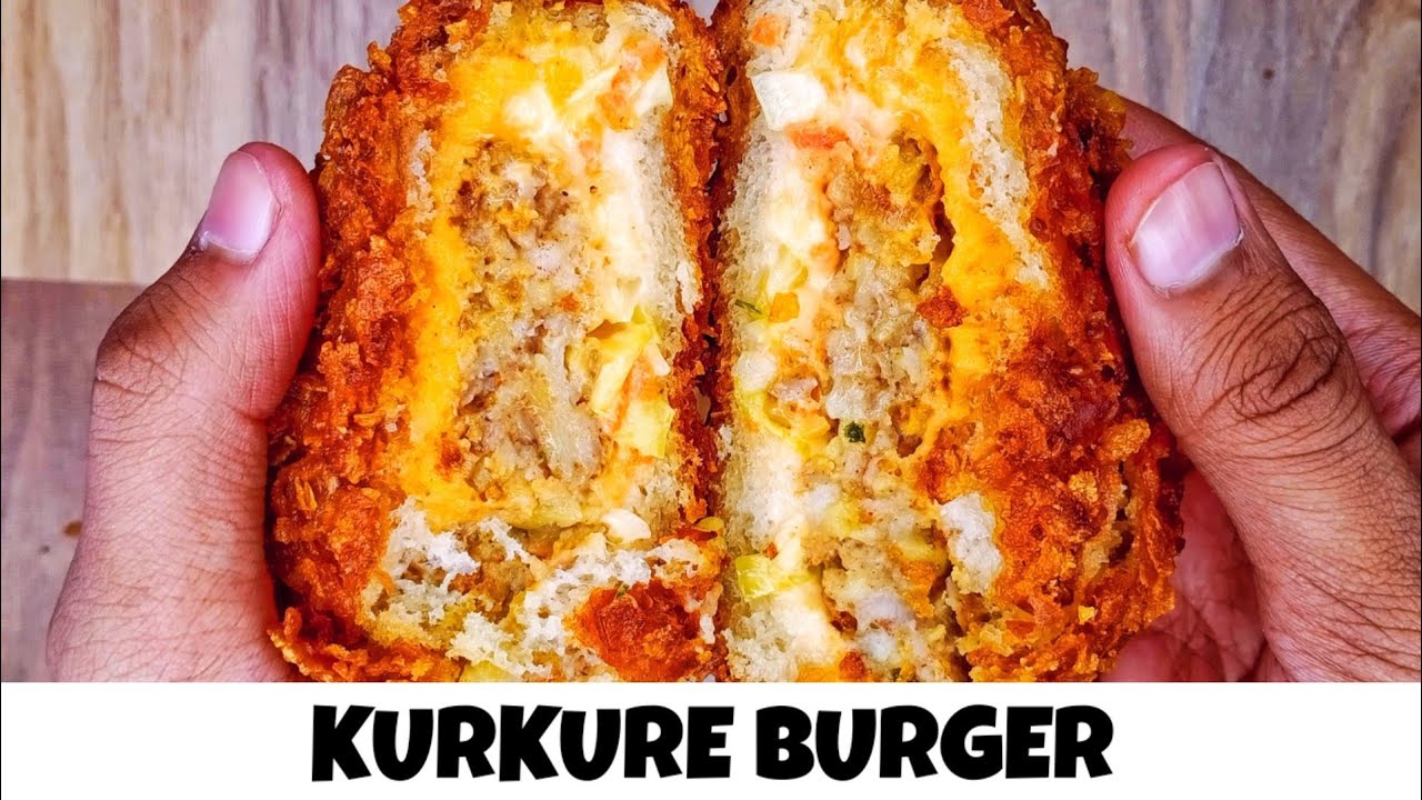 कुरकुरे बर्गर रेसिपी घर पर | Crunchy Kurkure Burger | Best Burger Recipe