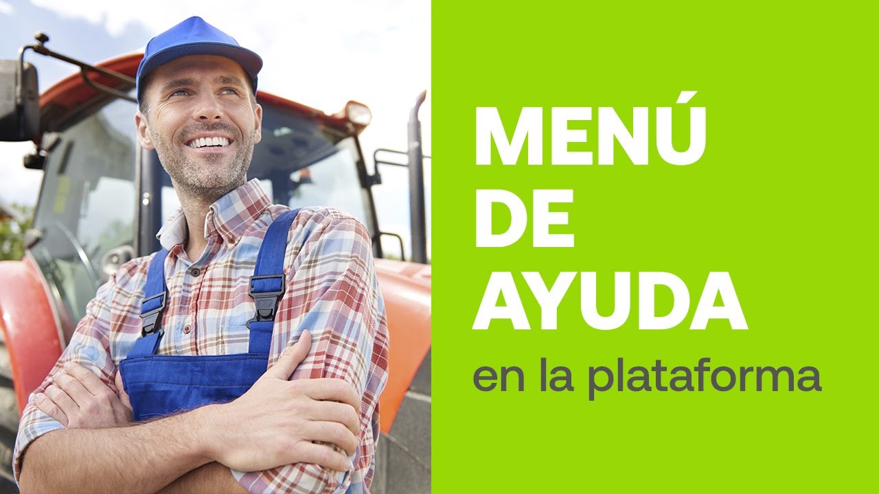 Menú de Ayuda Sofía Gestión Agricola