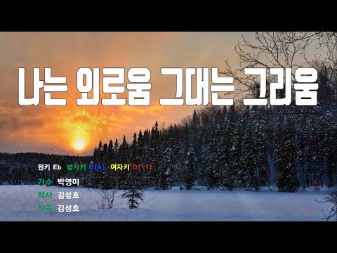 [은성 반주기] 나는외로움그대는그리움 - 박영미