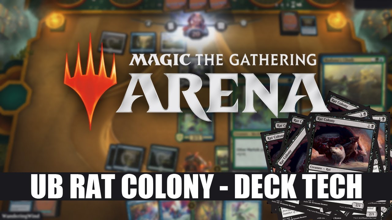 Magic Arena UB Rat Colony Deck Tech YouTube