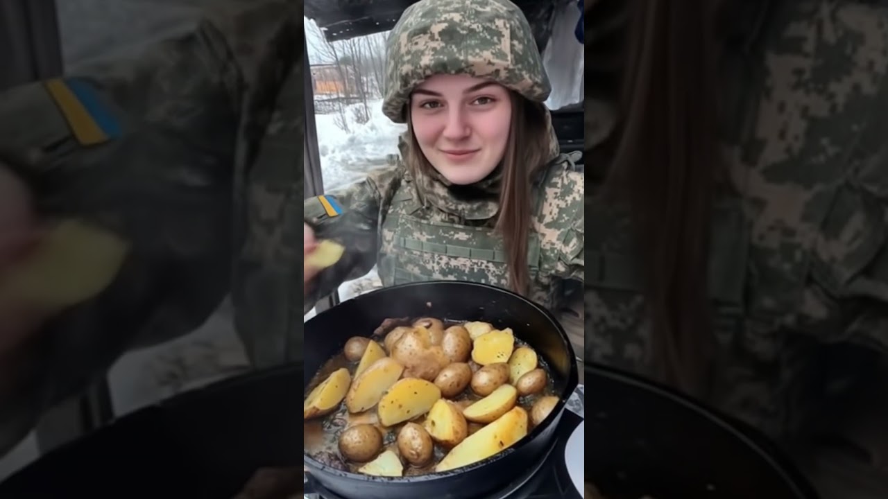 Survival Skill Women Military cooking  