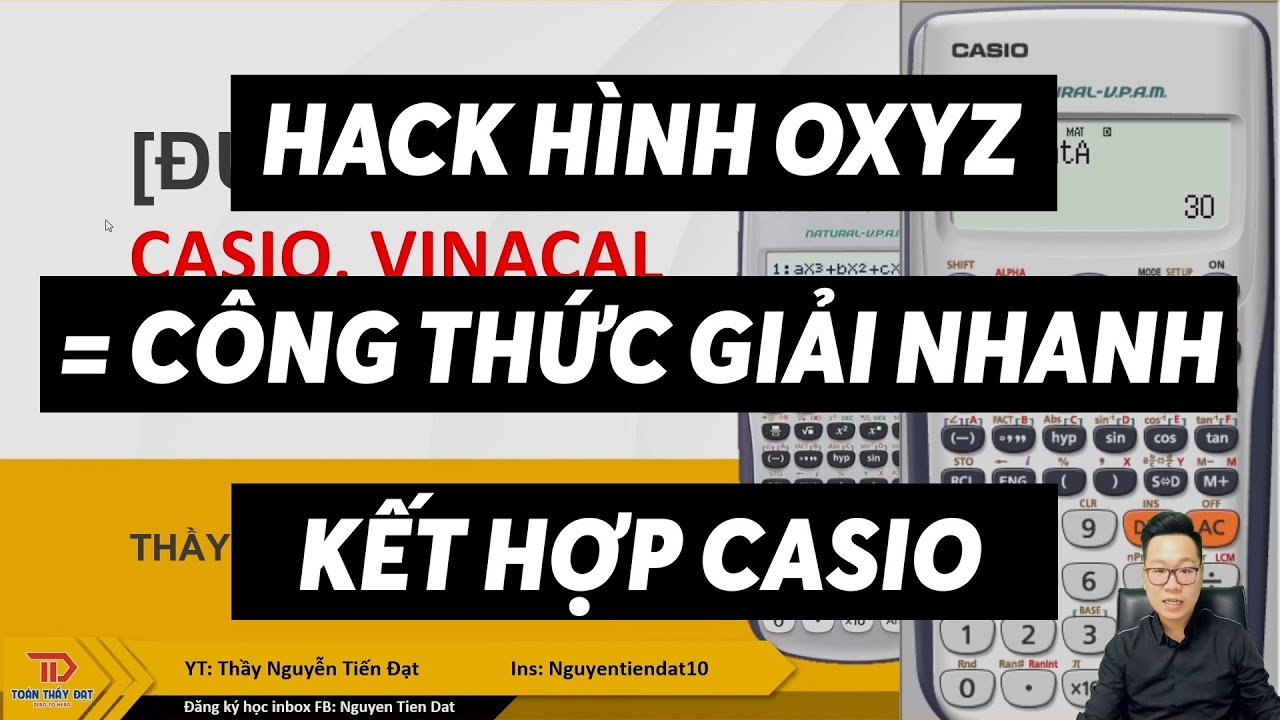 [Cấp Tốc 8+] Hack Hình Oxyz || Thầy Nguyễn Tiến Đạt