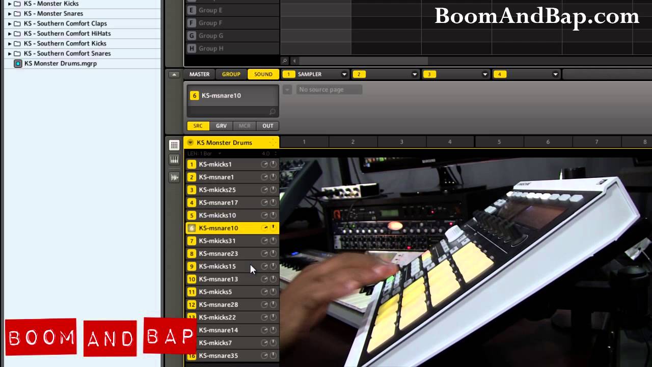 Watch Kicks and Snares Monster Drum samples on YouTube Watch Kicks and Snares Monster Drum samples on YouTube