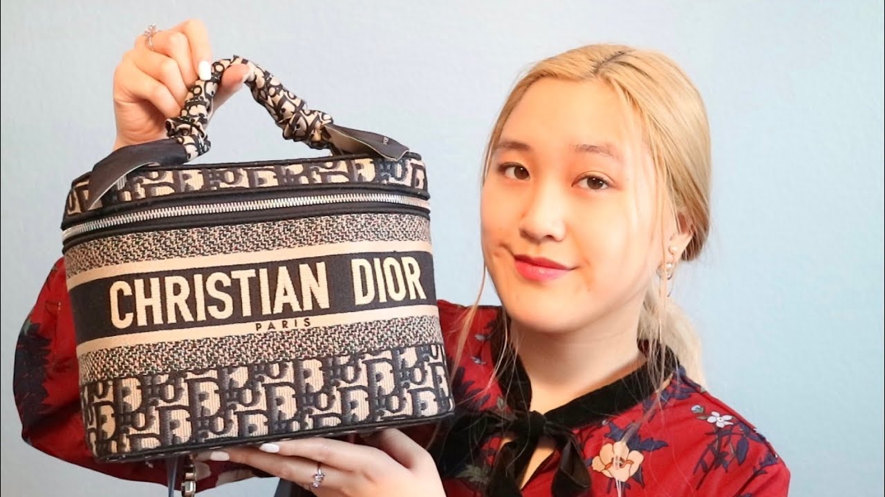 New Dior Oblique Vanity Bag // What Can Fit & Louis Vuitton Nice BB  Comparison 